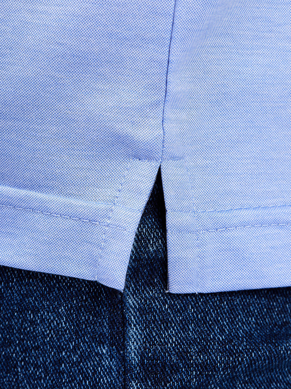 Джемпер мужской с воротником поло GREG G155-PM4-LT1629 (голубой)  фото 3