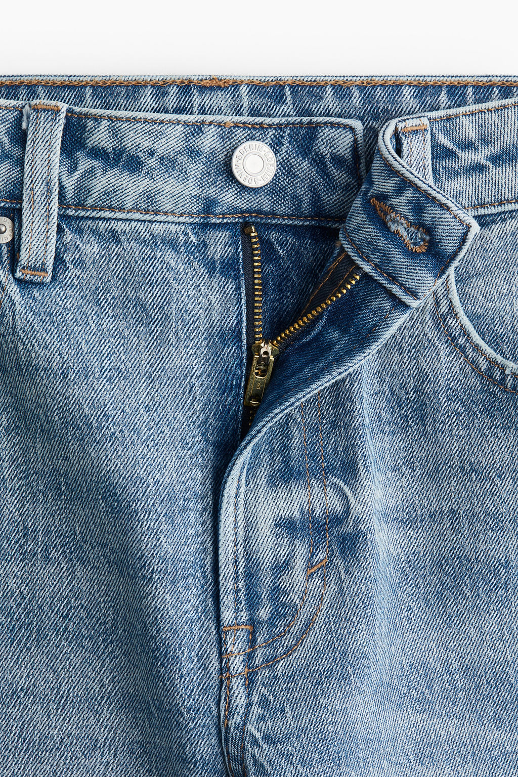 Slim Straight High Ankle Jeans - H&m фото 5