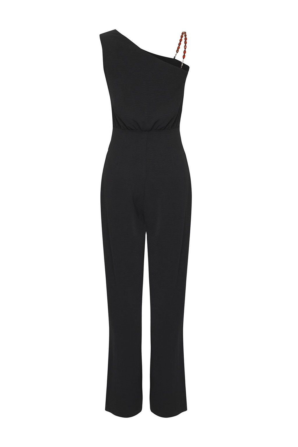 TRENDYOLMILLA Kahverengi Tek Omuz Maxi Dokuma Tulum TWOSS23TU00190 фото 14