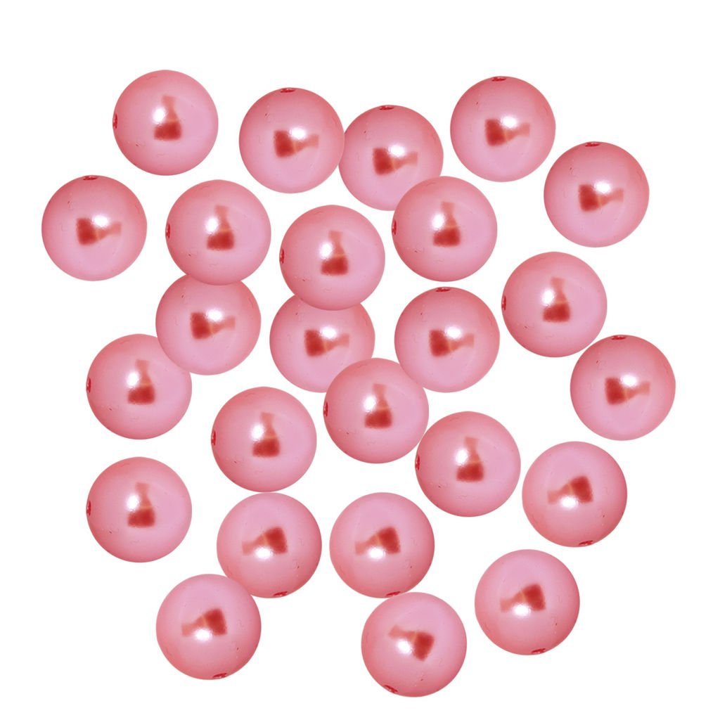 Бусина Zlatka пластик PB-4 12 мм 25 шт 1 шт СК/Распродажа №29 розовый