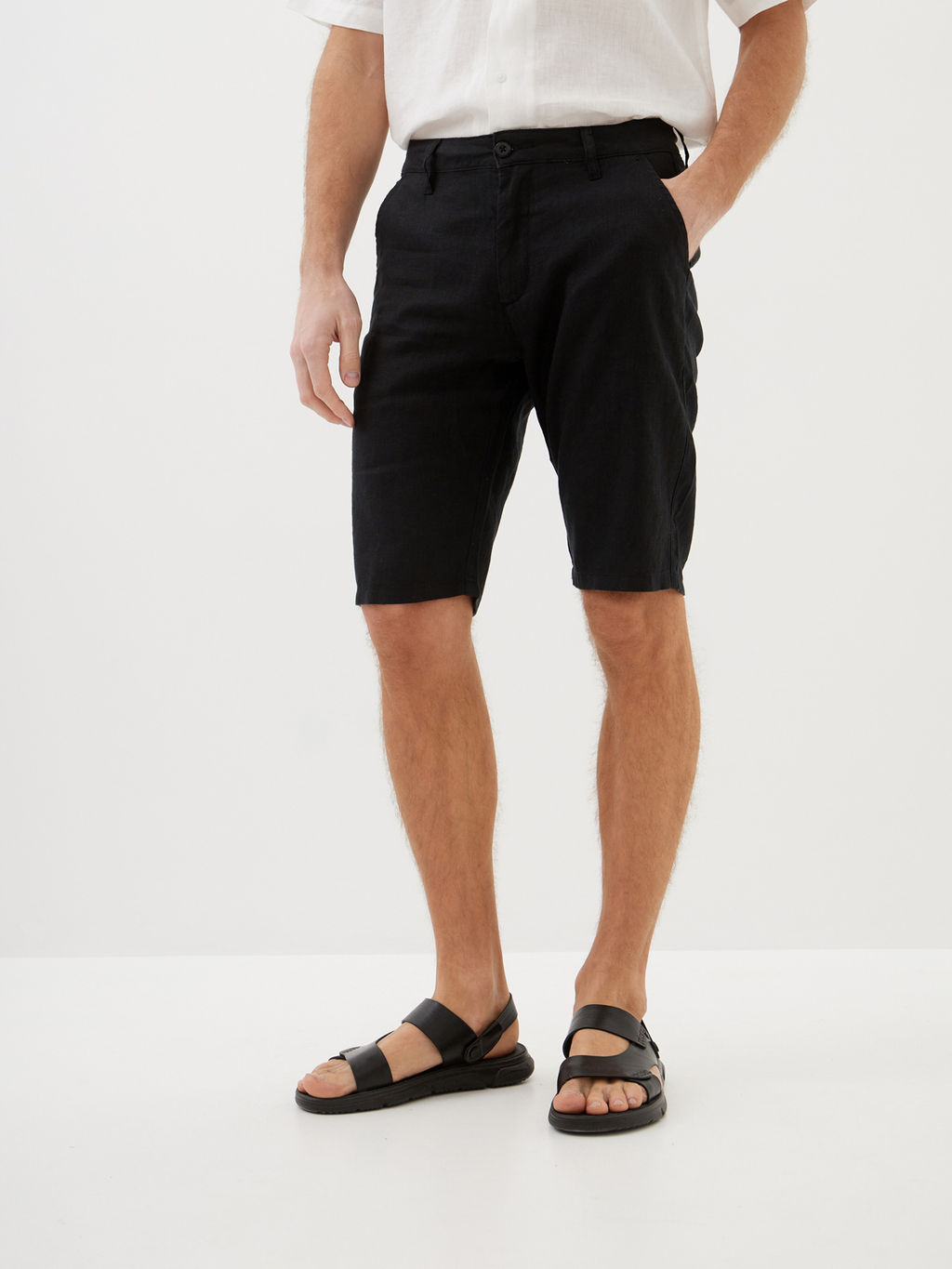 Мужские Льняные Шорты - Mossmore фото 20