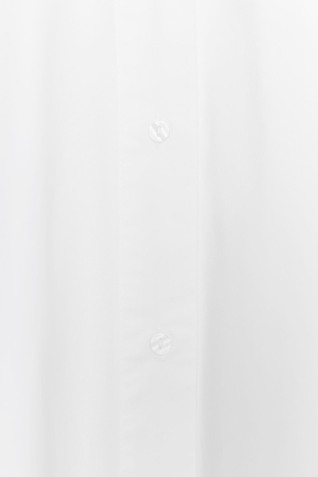 OVERSIZE POPLIN SHIRT WITH LACE-TRIMMED TIE