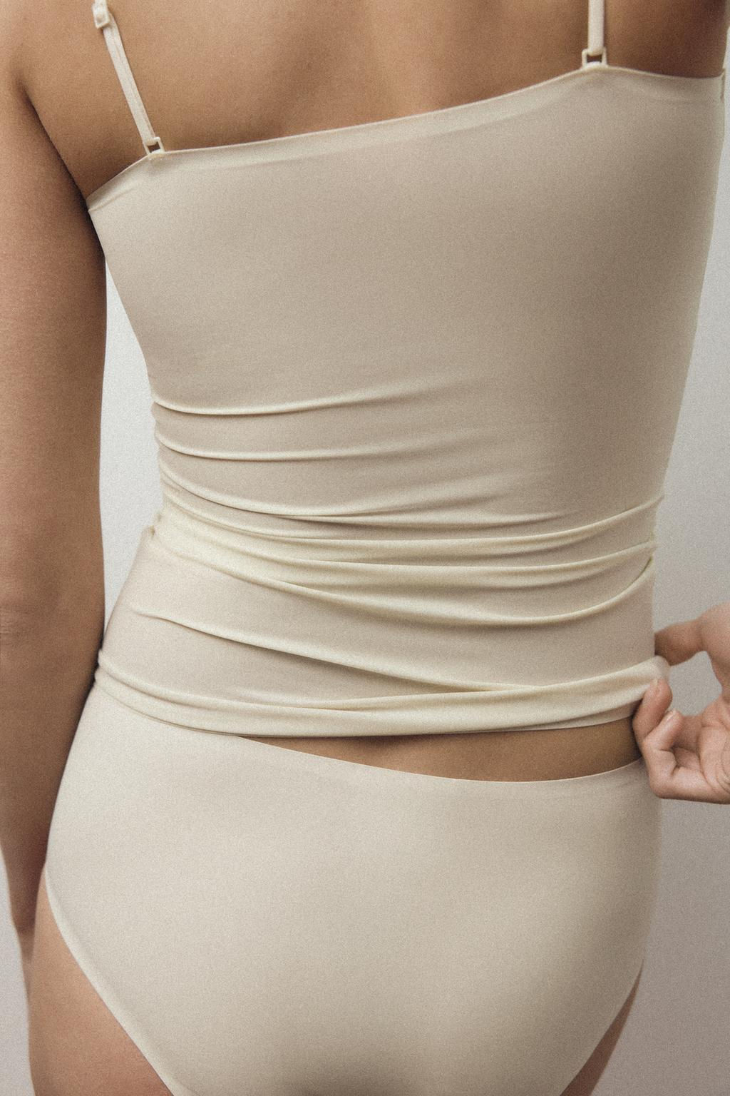 POLYAMIDE STRAP TOP - Zara фото 6