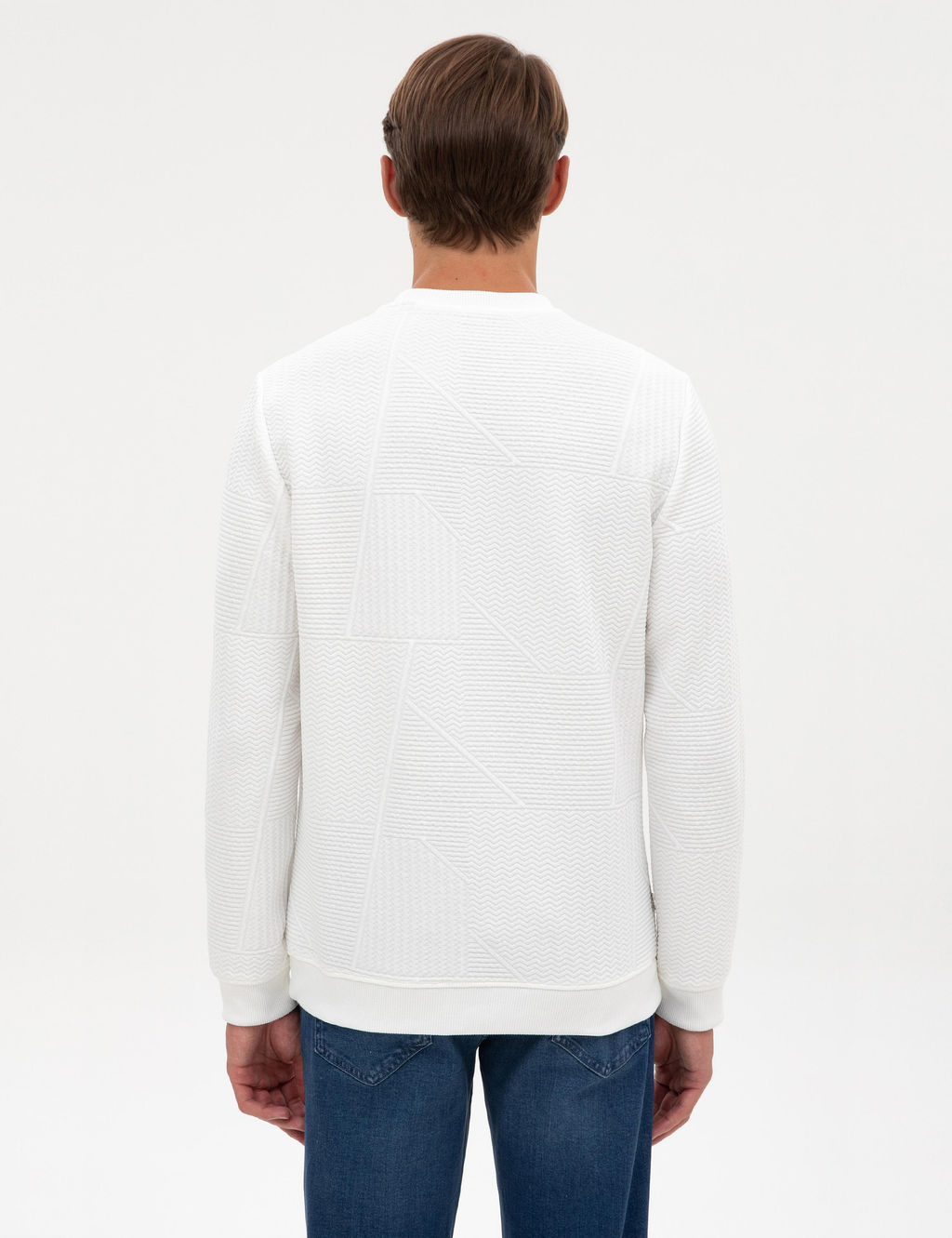 Ekru Regular Fit Sweatshirt - Pierre cardin фото 5