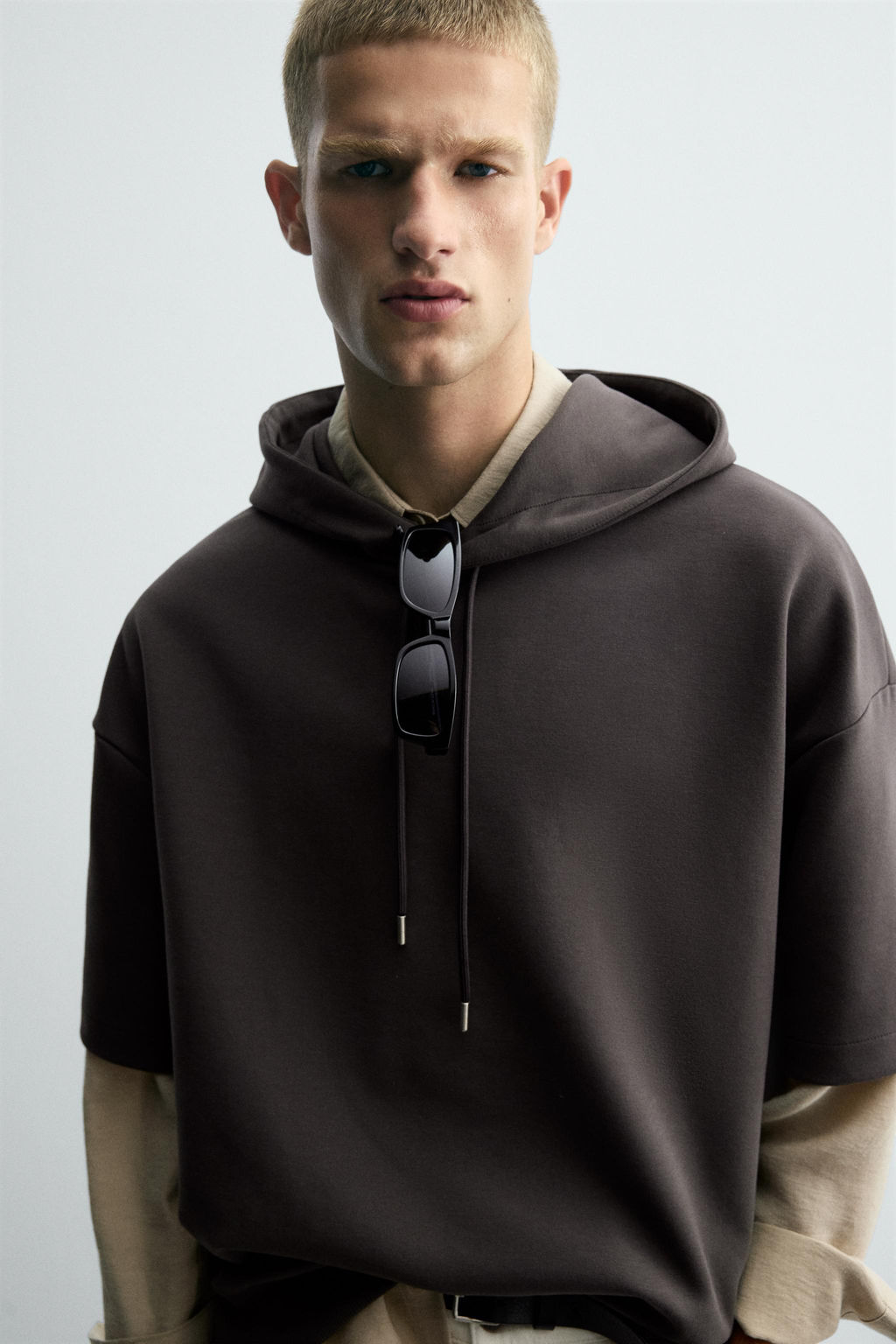 INTERLOCK HOODIE WITH LABEL - Zara фото 6