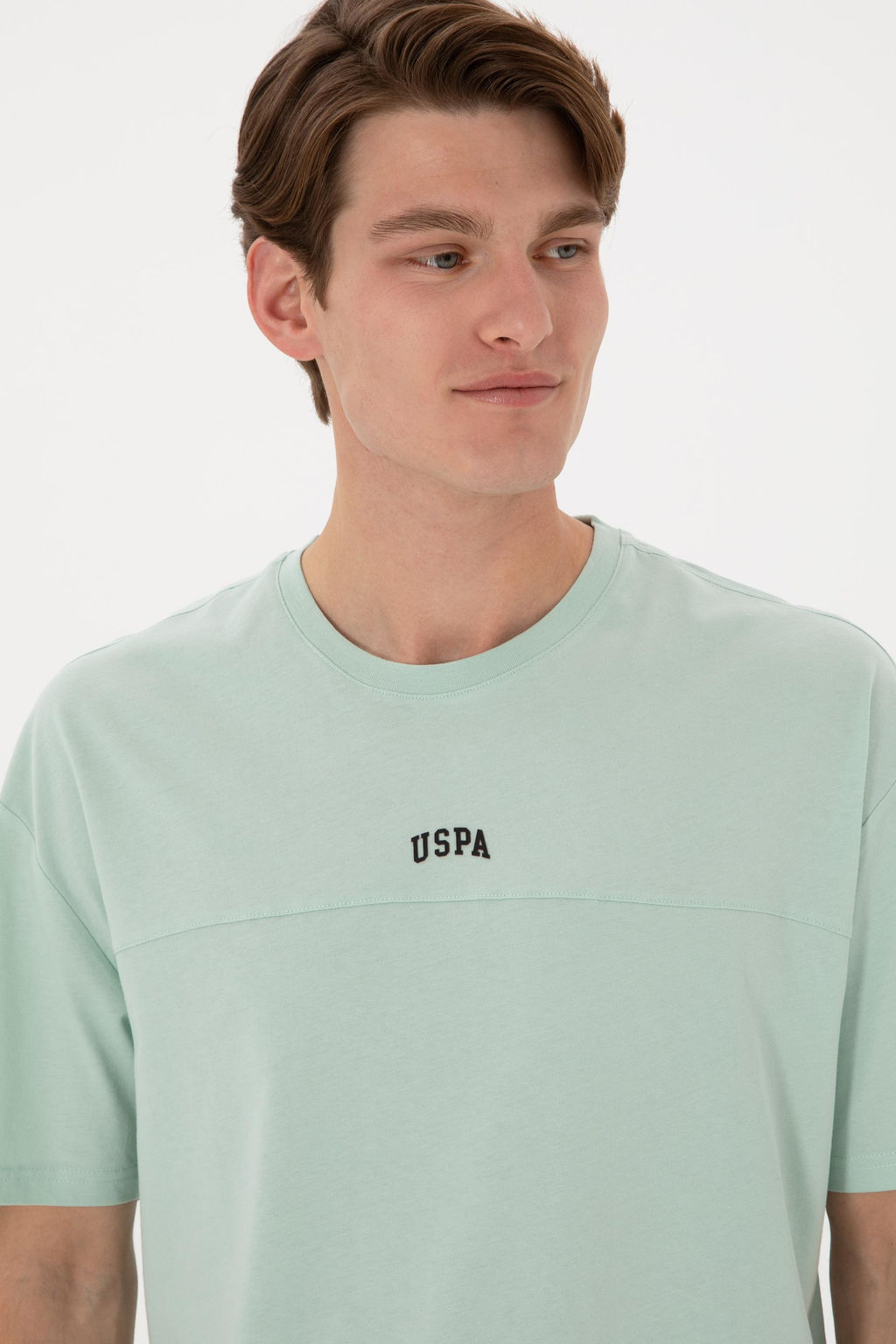 Erkek Comfort Fit Bisiklet Yaka Su Ye_ili Ti__rt Sepette S_rpriz _ndirim - U.s. polo assn фото 3