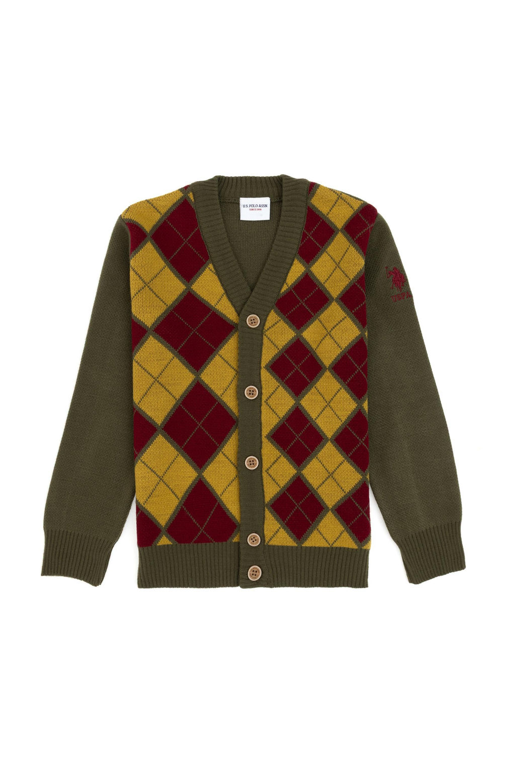 Erkek _ocuk Haki Triko H_rka