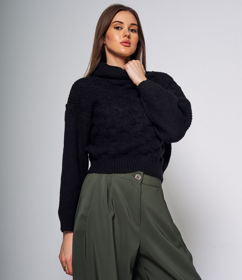 Свитер #КТ188 (1), чёрный