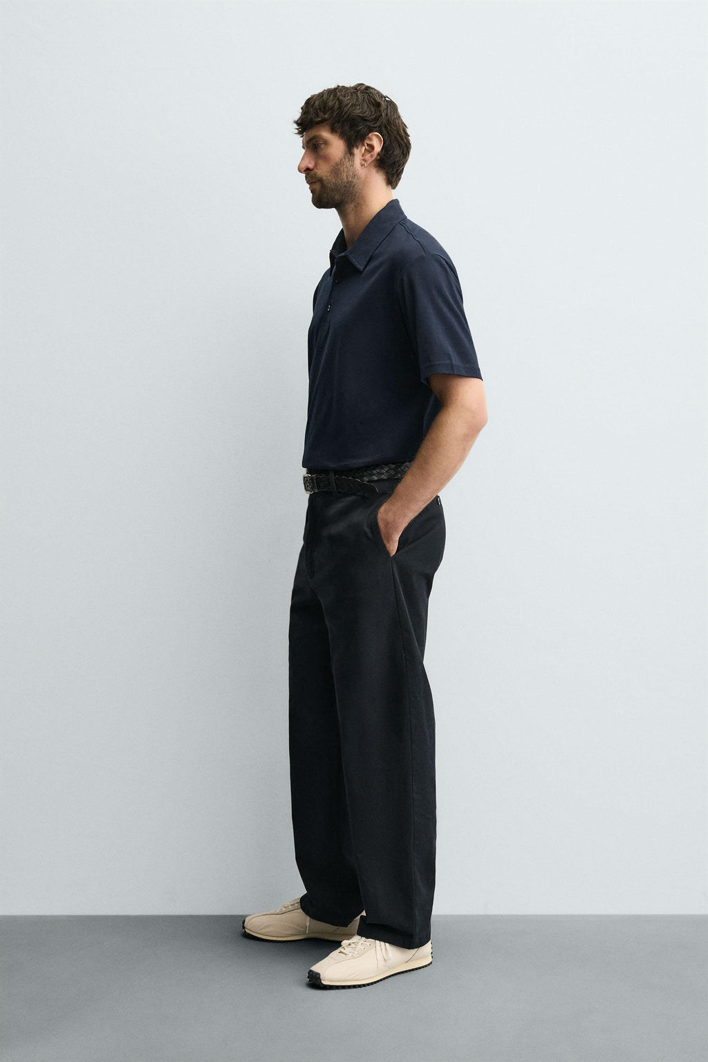 POLO SHIRT WITH MERCERISED FINISH - Zara фото 4
