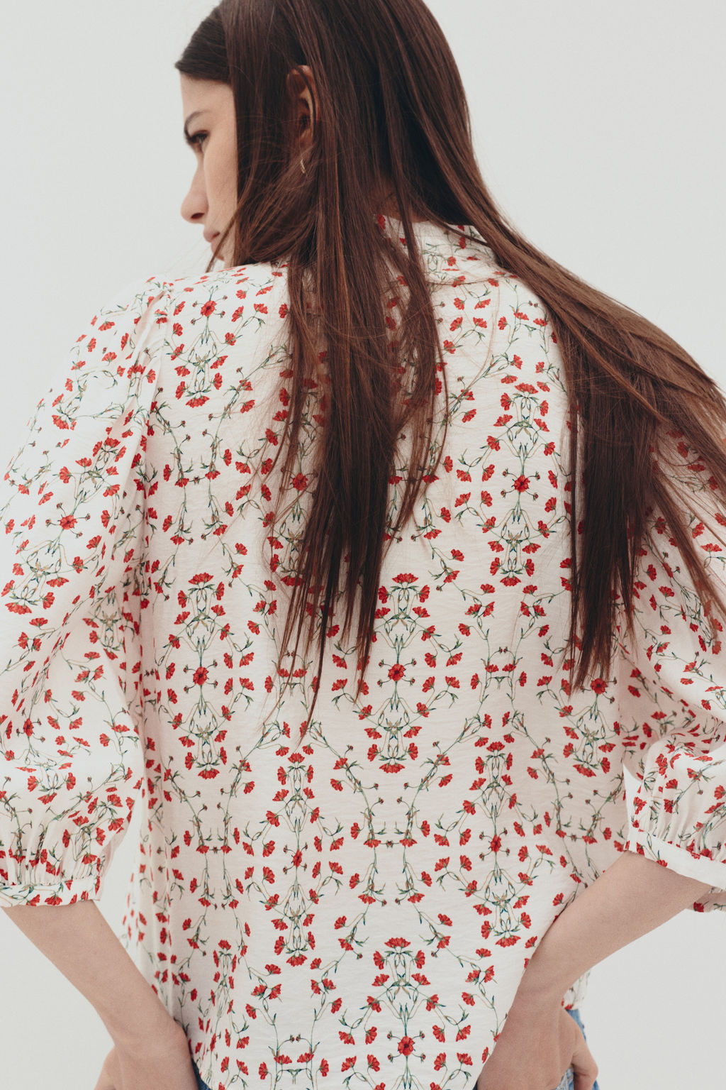 Blusa con mangas globo - H&m фото 5