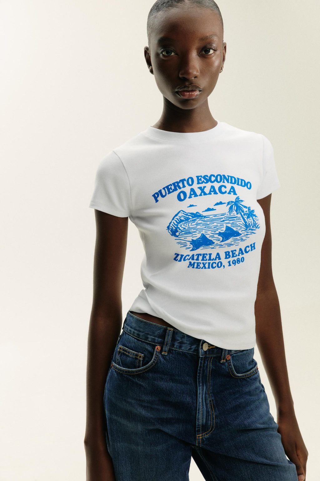T-SHIRT WITH TEXT PRINT - Zara фото 18