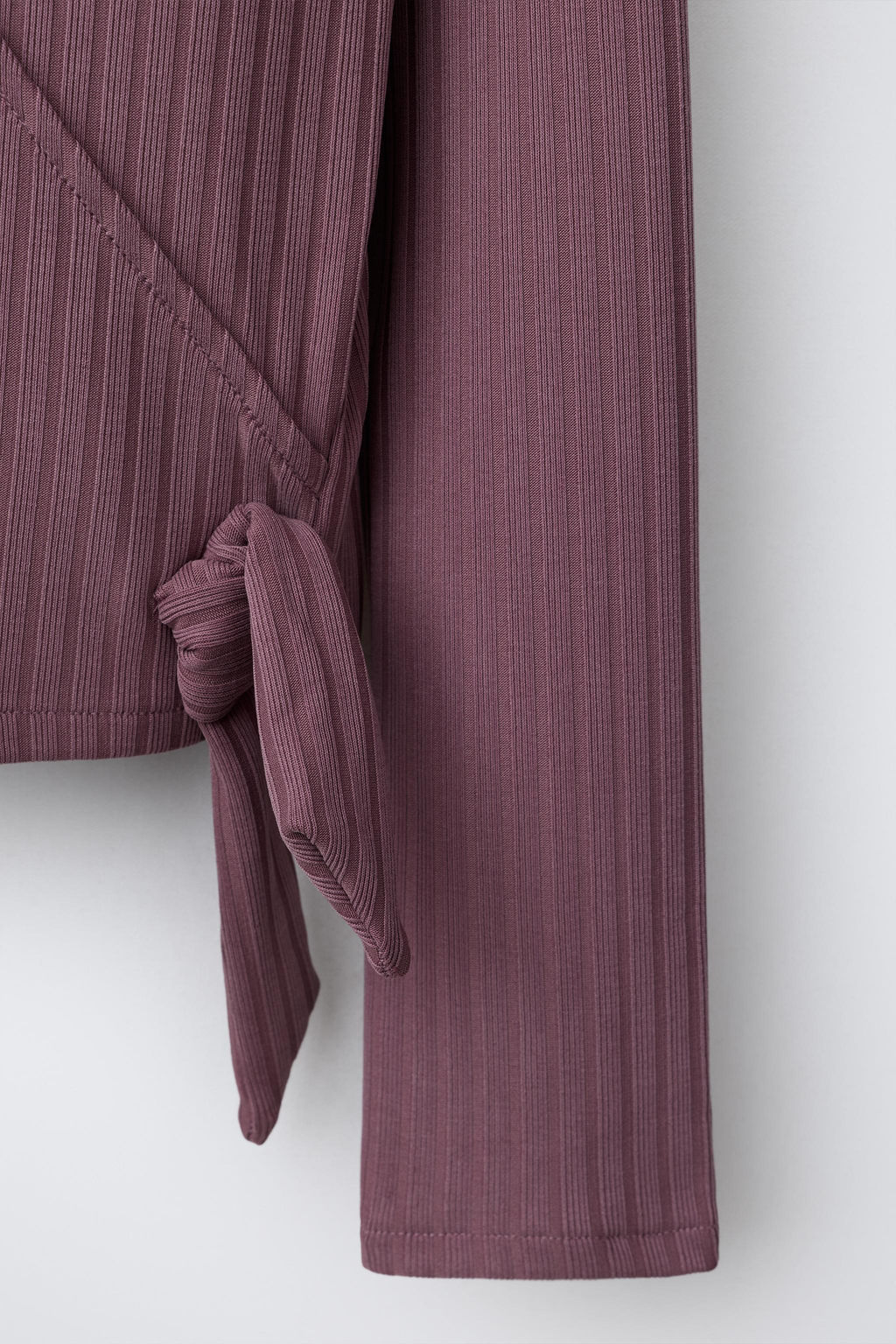 CAMISETA CRUZADA CANAL? BALLET / P?rpura - Zara фото 7