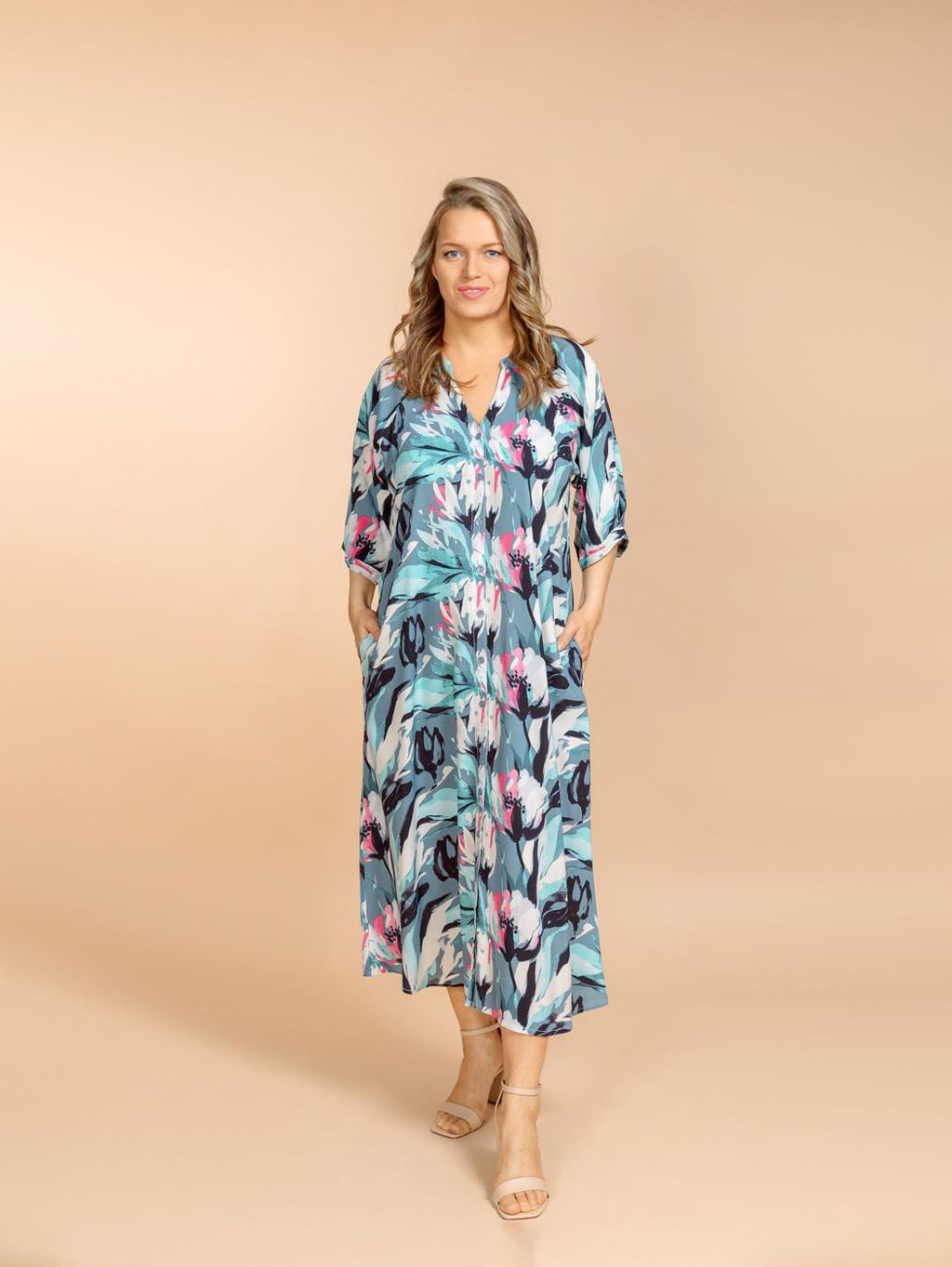 Платье (вискоза) №25-460-2 (Лето 2025)