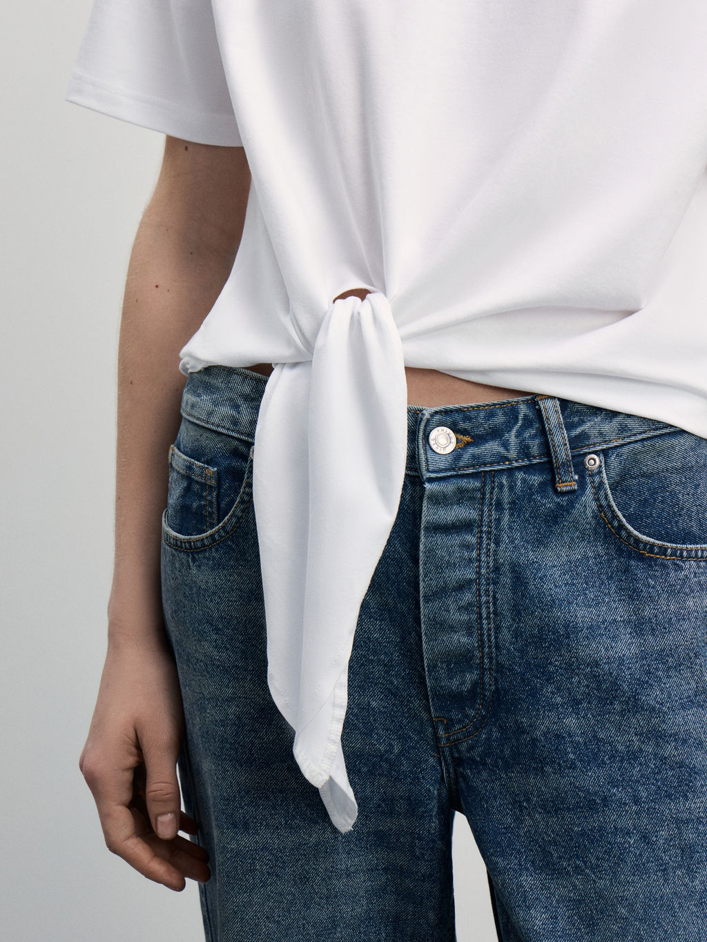 Футболка с завязками / Zarina  фото 6