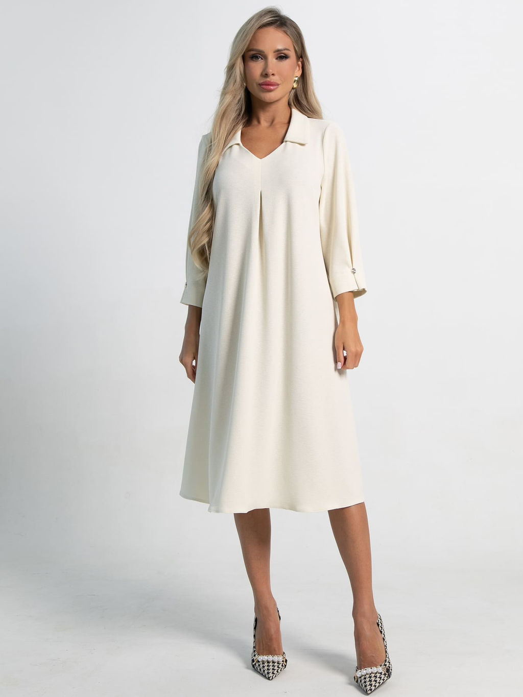 Платье Лорэн (молочное) П15196-18М