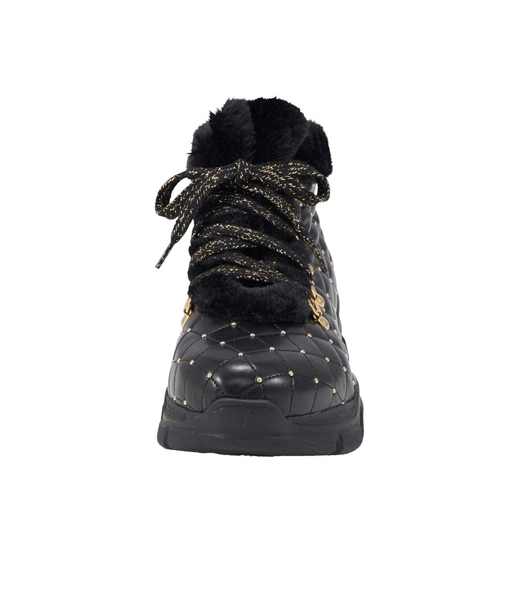 Полусапожки, черно-золотистые - Heine фото 4