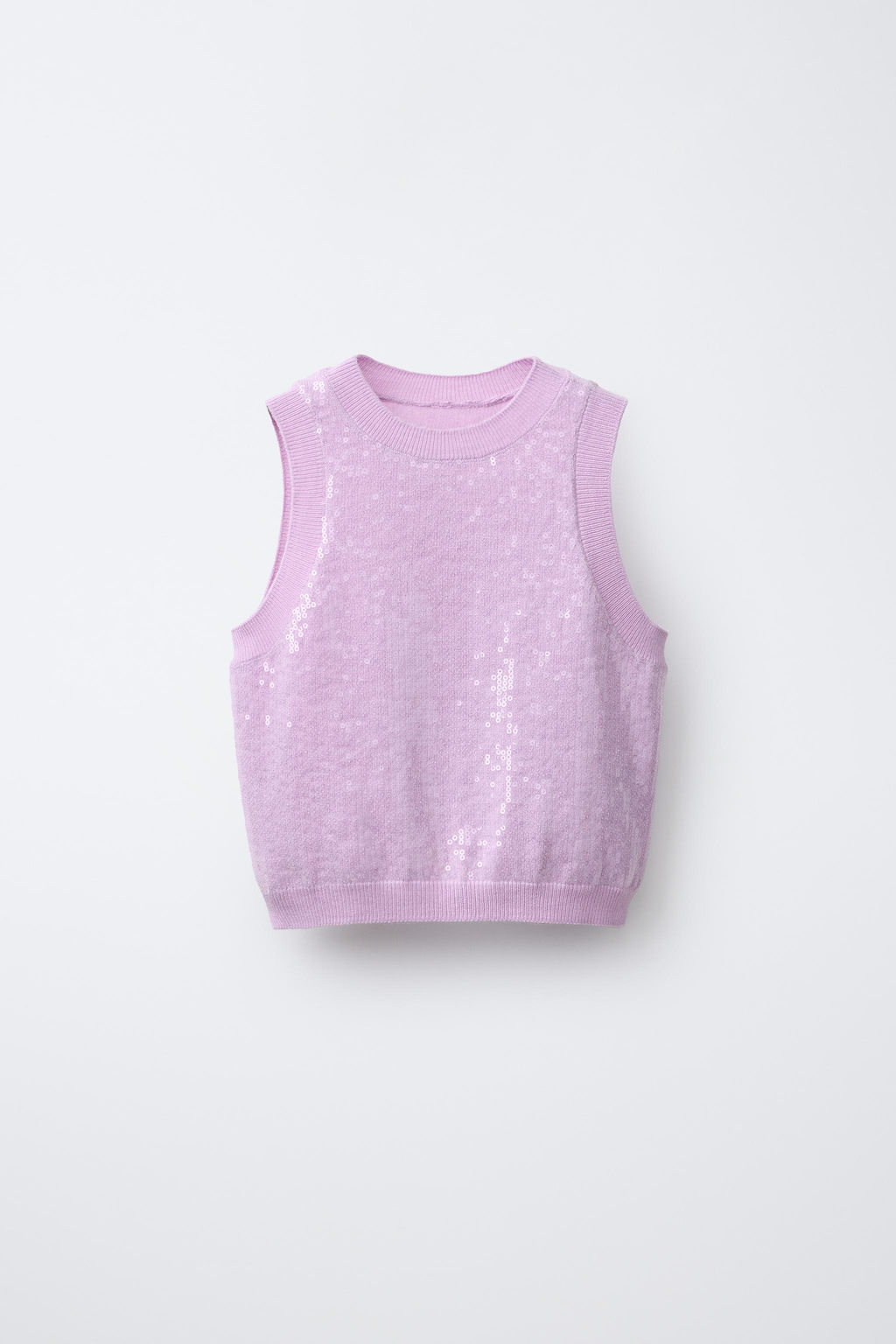 KNIT SEQUIN TOP