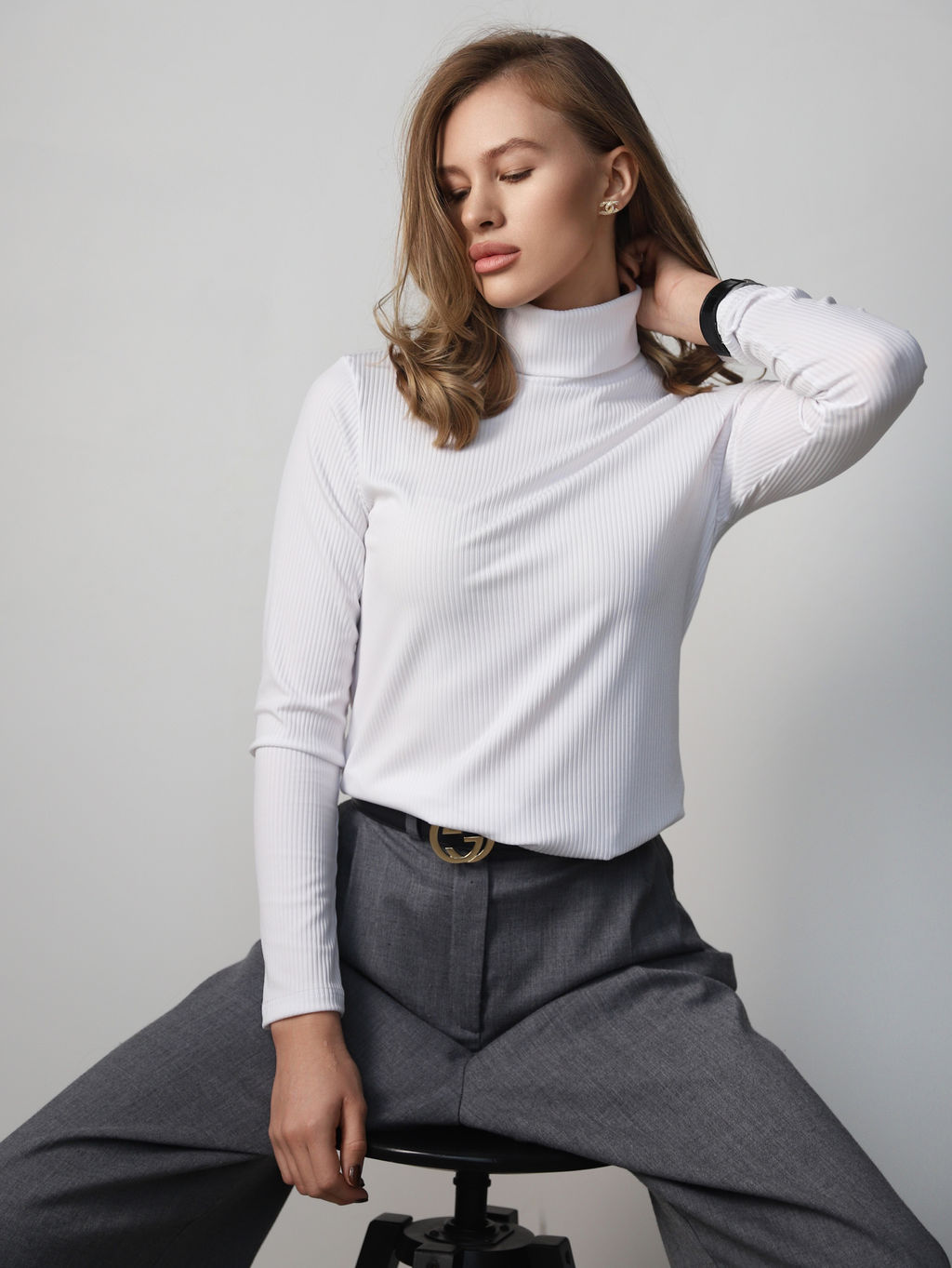 Водолазка женская с горлом КВ200 Белый от фабрики Спортсоло