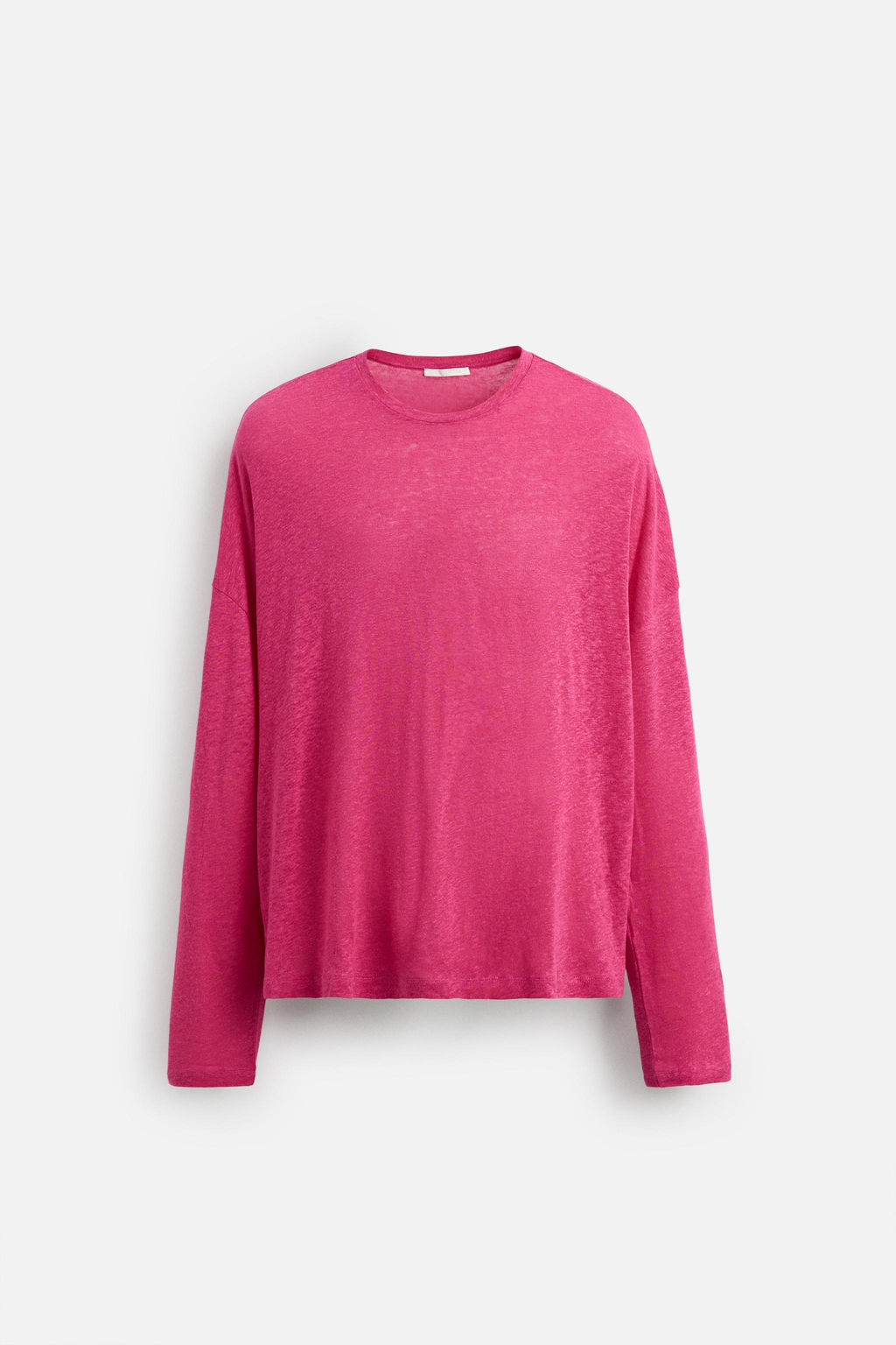 VISCOSE - LINEN T-SHIRT - Zara фото 3