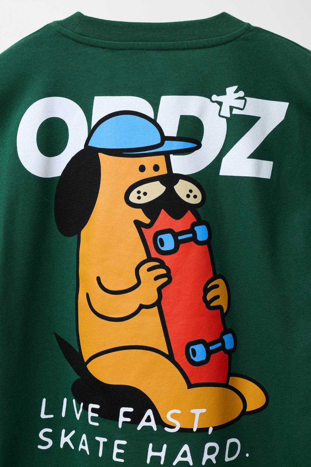 CAMISETA ESTAMPADA SKATE / Verde