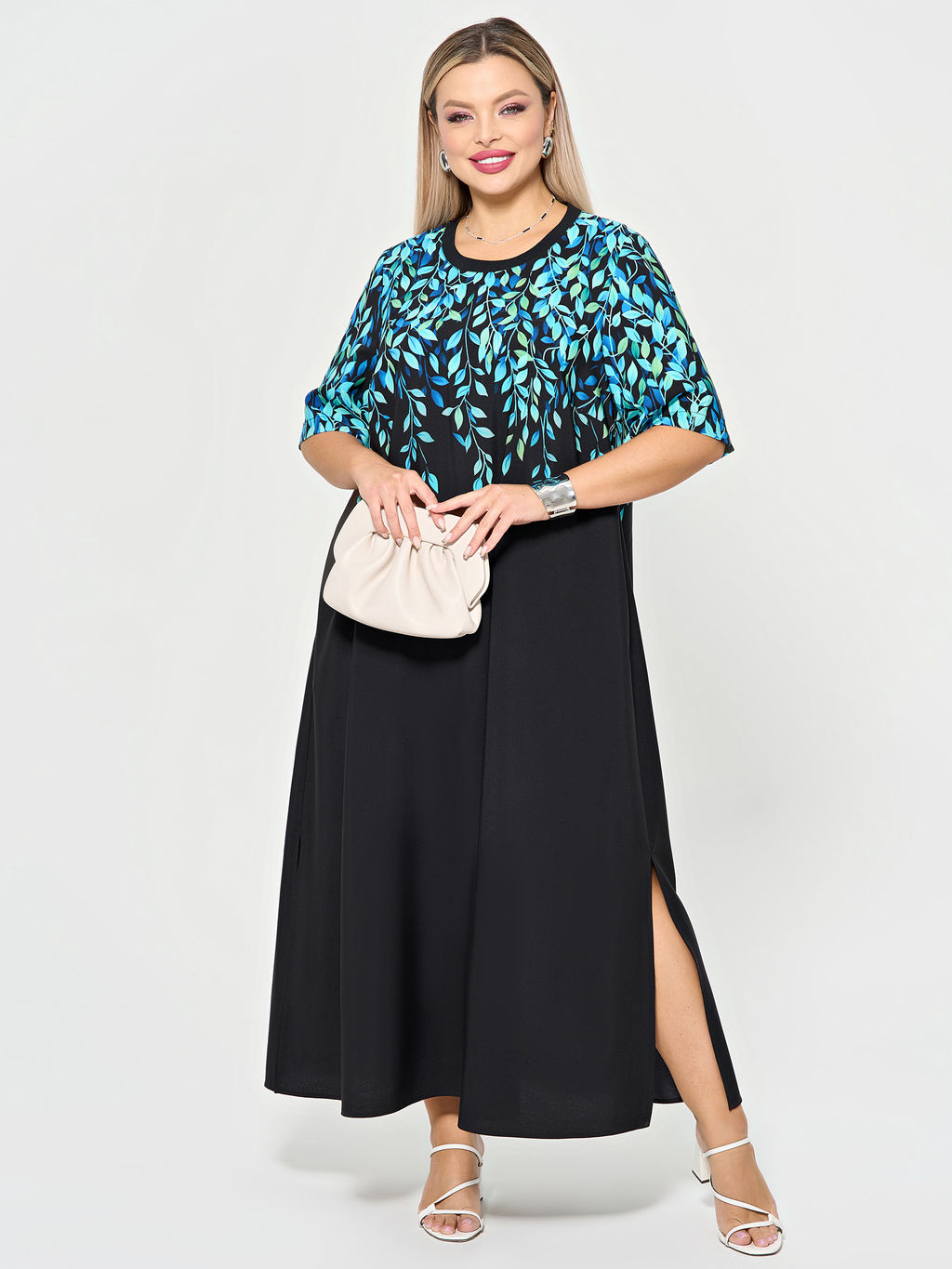 Платье 0393-1с_У черный