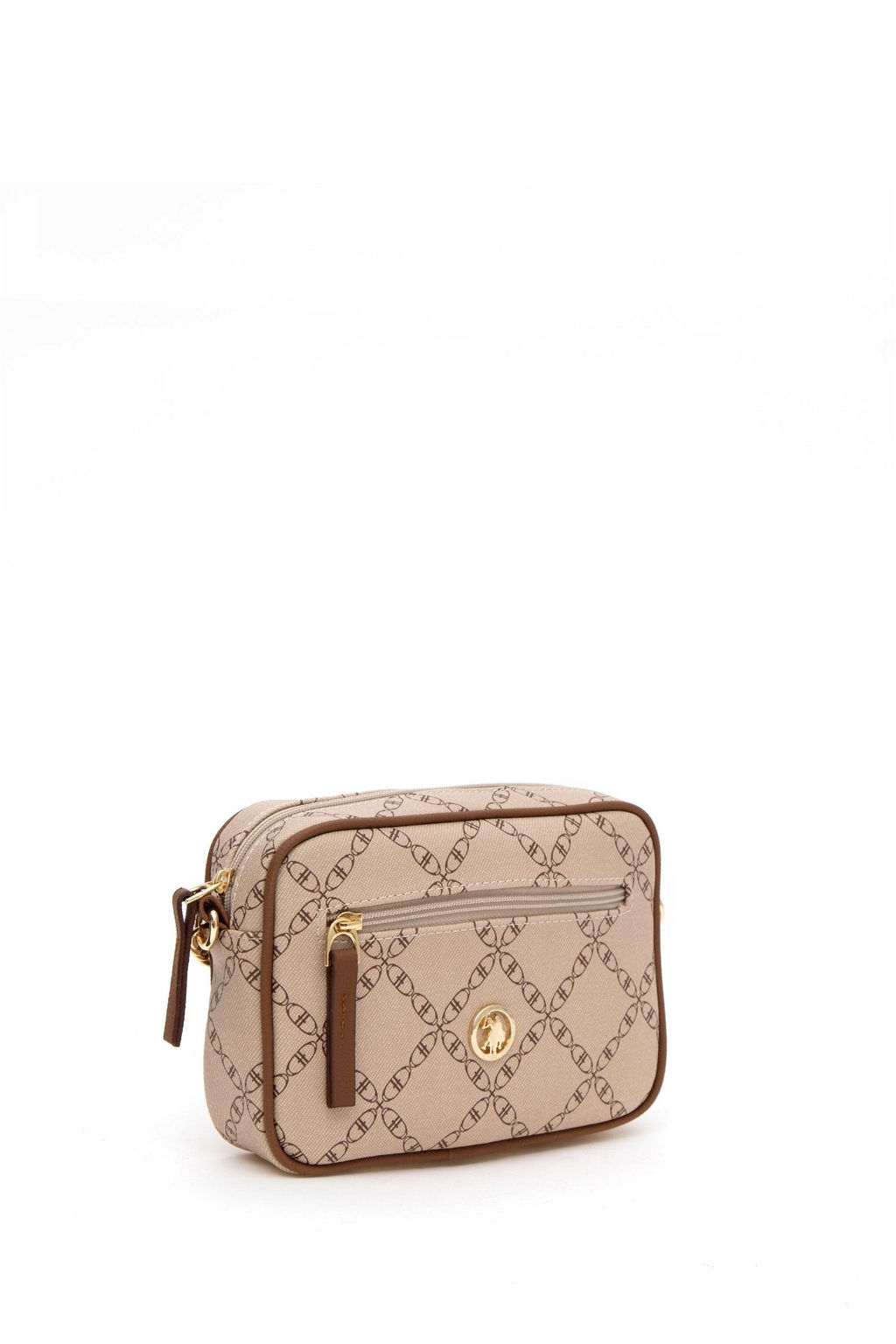 Женская бежевая сумка через плечо - U.s. polo assn фото 4