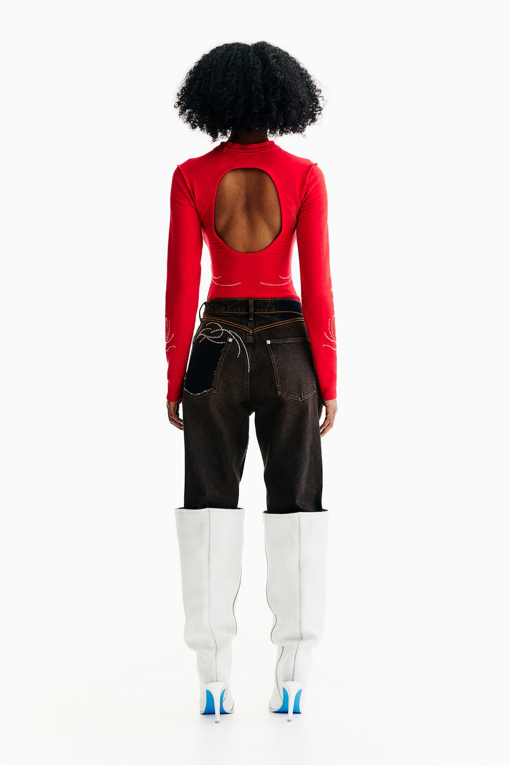 Body tanga con strass - H&m фото 3