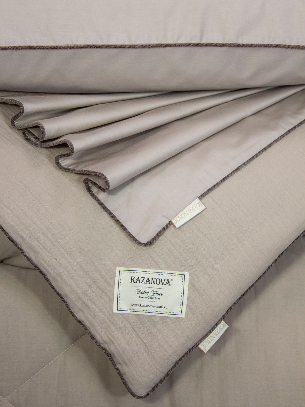 Muslin & Satin Solid color (латте) комплект - Kazanov.a. фото 4