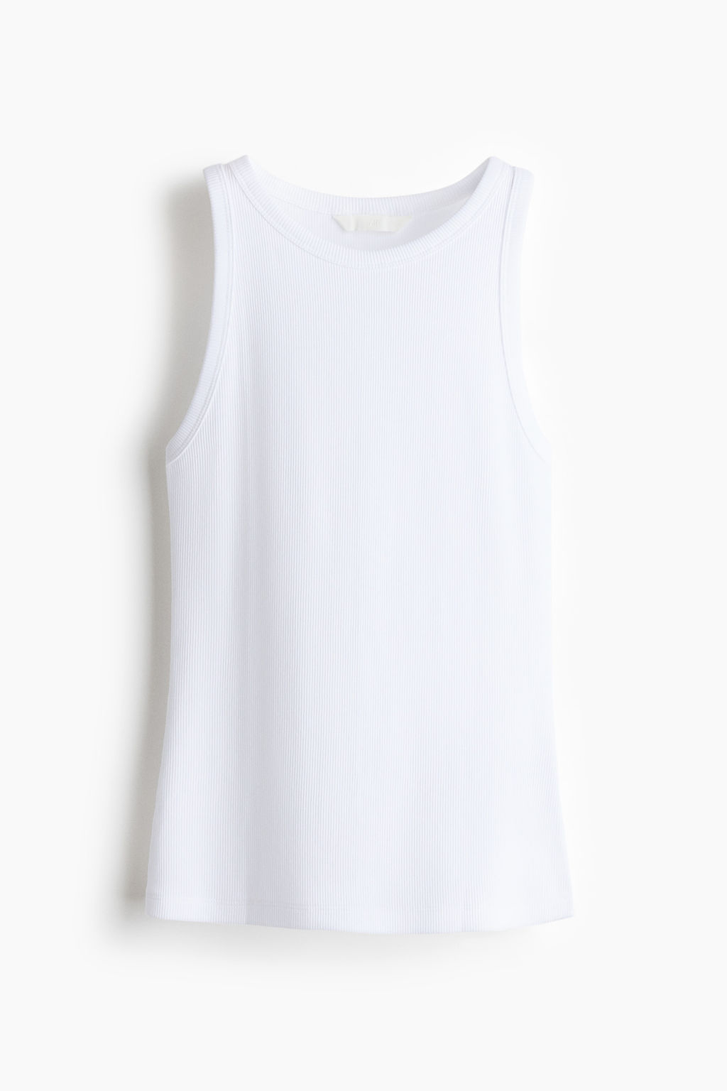 Camiseta sin mangas en algod?n acanalado - H&m фото 7