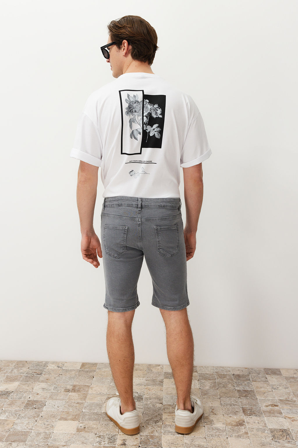 Gri Slim Fit Kot Sort TMNSS24SR00049