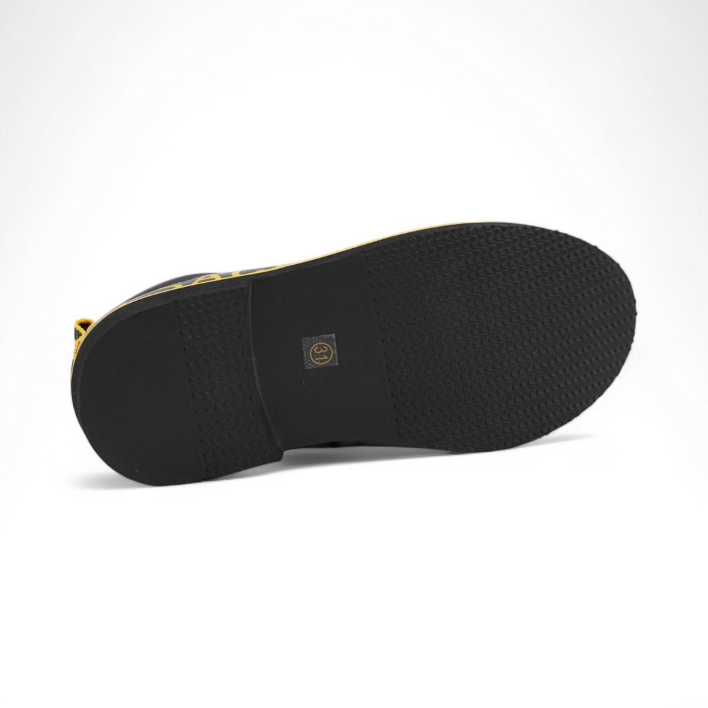 Туфли Q154-20 черно желтые - Ирина фото 4