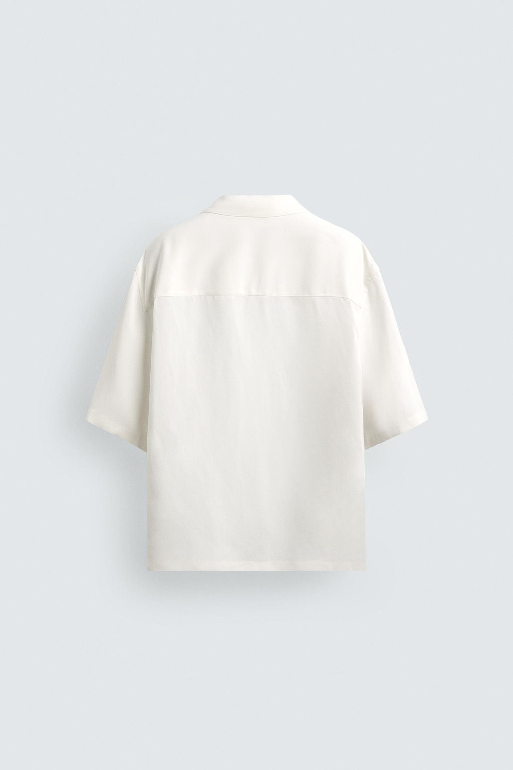 CAMISA KIMONO VISCOSA - LINO / Blanco roto - Zara фото 9
