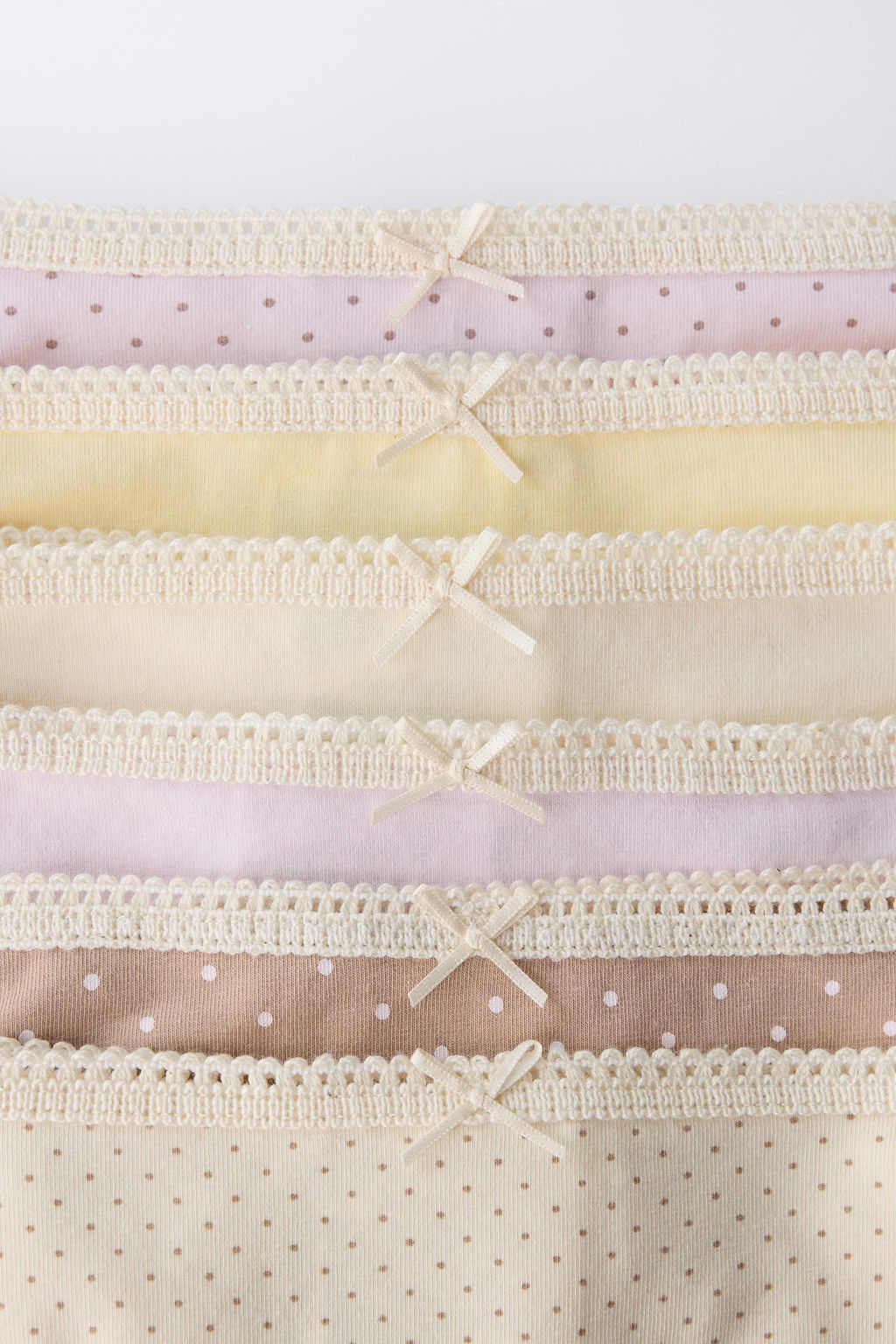 6-14 A?OS/ PACK SEIS BRAGUITAS TOPOS / Multicolor - Zara фото 2