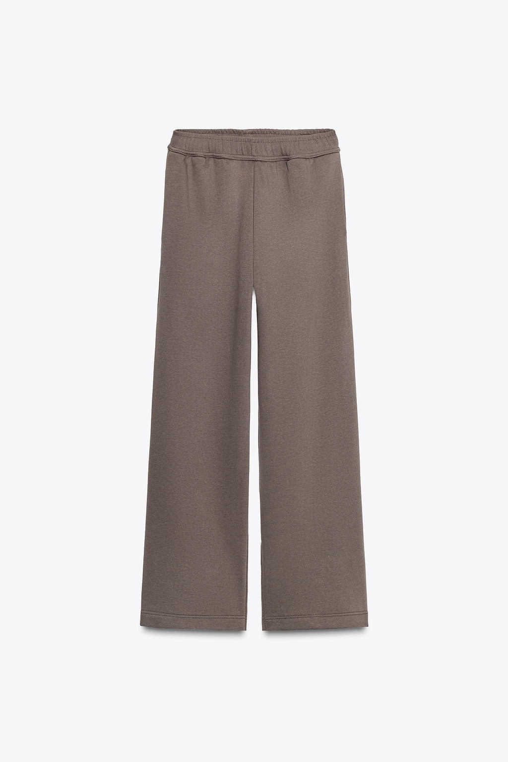 WIDE-LEG PLUSH TROUSERS - Zara фото 6