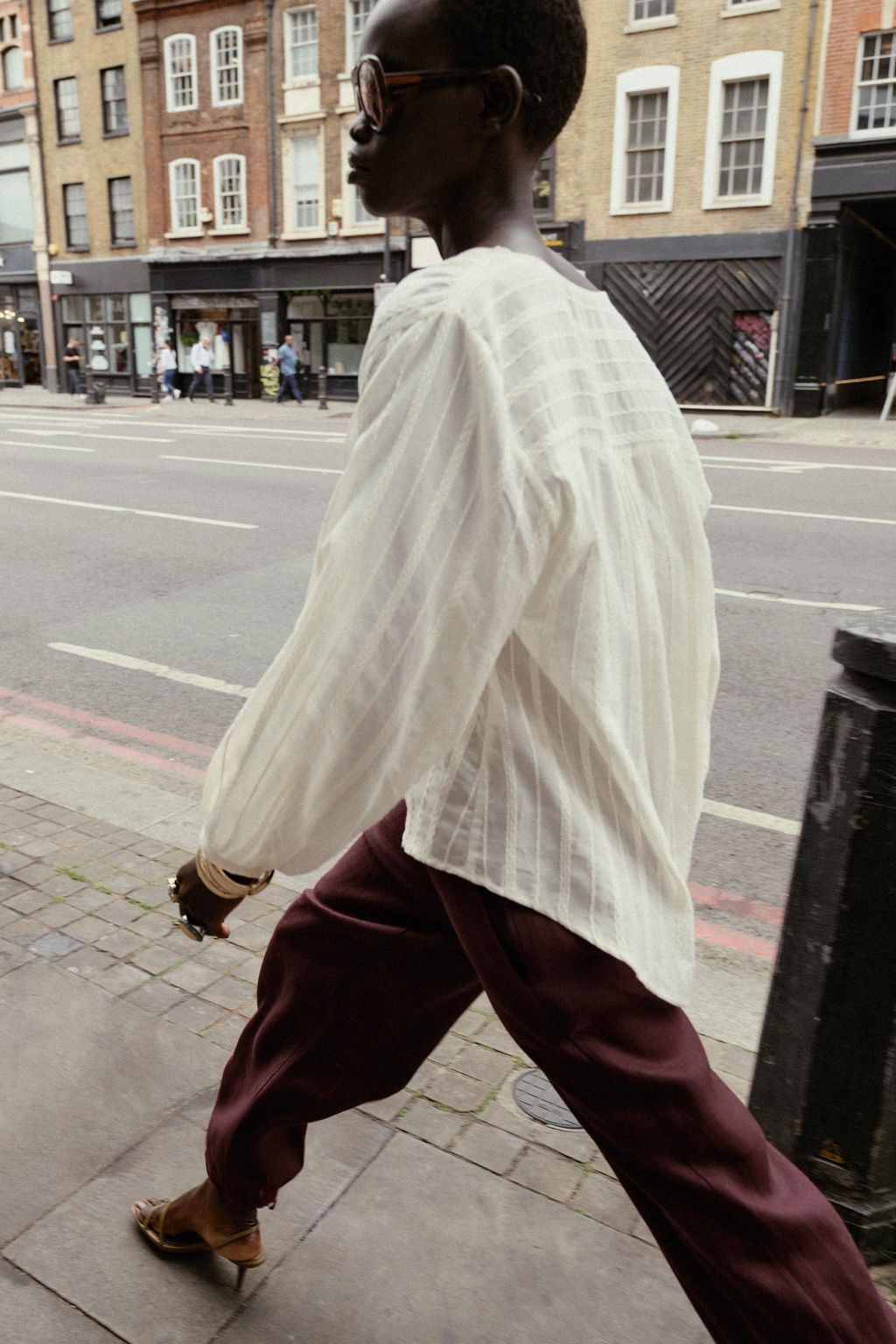 RUSTIC STRIPED BLOUSE - Zara фото 3