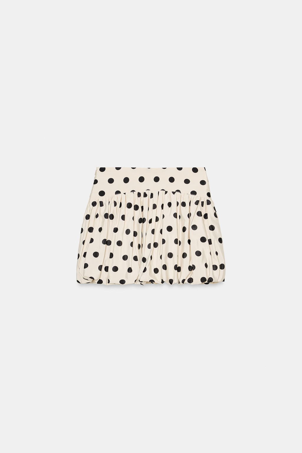 FALDA PANTAL?N GLOBO LUNARES / Crudo / Negro - Zara фото 9