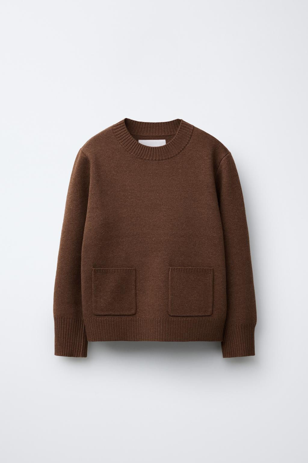 KNIT SWEATER WITH POCKETS - Zara фото 2