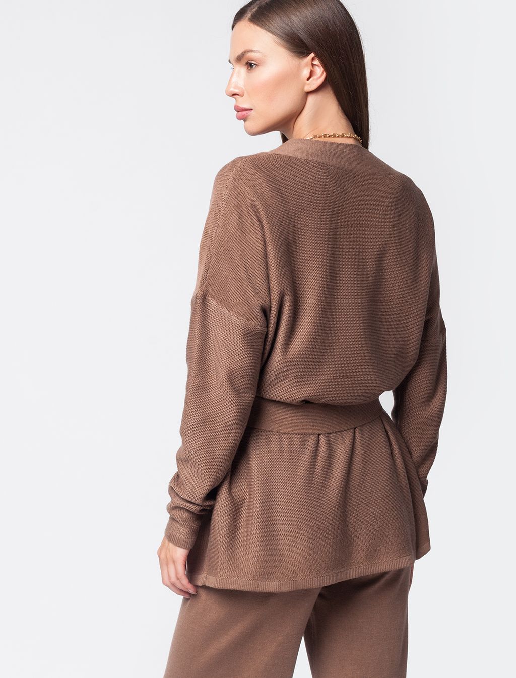 VILATTE / Кардиган из пряжи с шерстью мериноса  фото 3