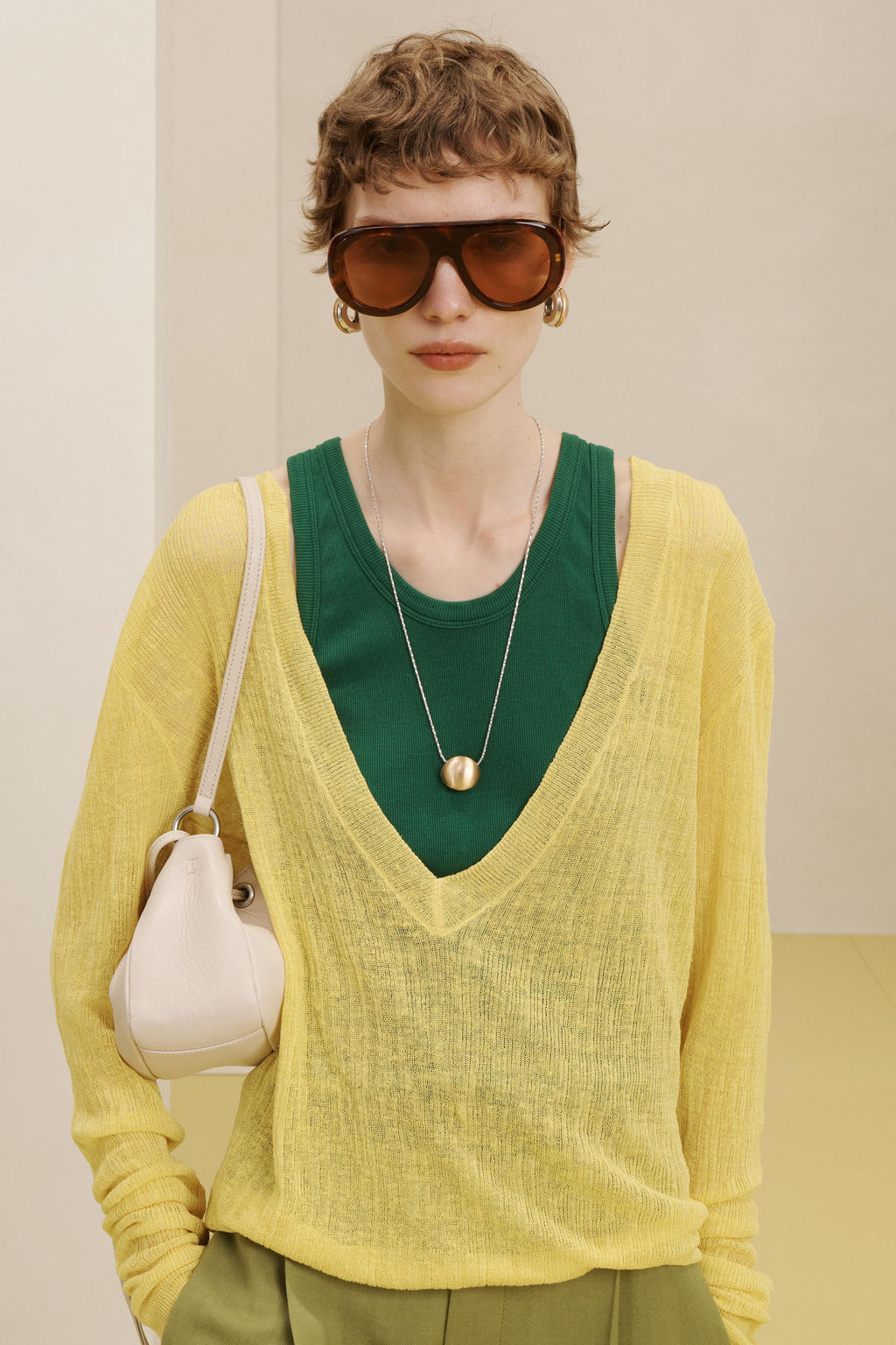 VNCK KNT LNN 16 / Amarillo - Zara фото 3