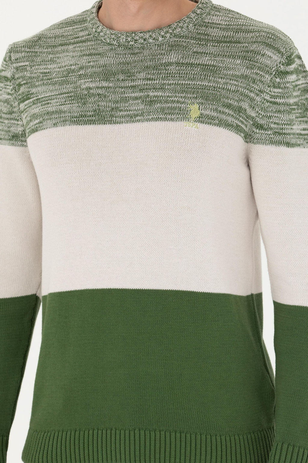 Мужской зеленый свитер Неожиданная скидка в корзине - U.s. polo assn фото 13