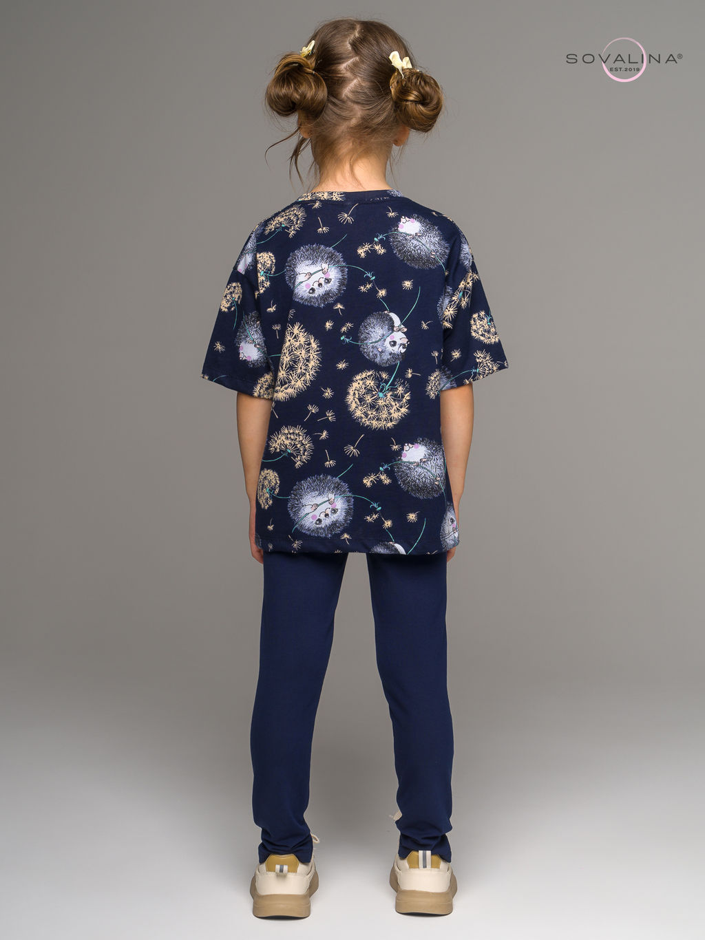 Костюм Мун ежик с одуванчиком-индиго - Sovalina фото 14