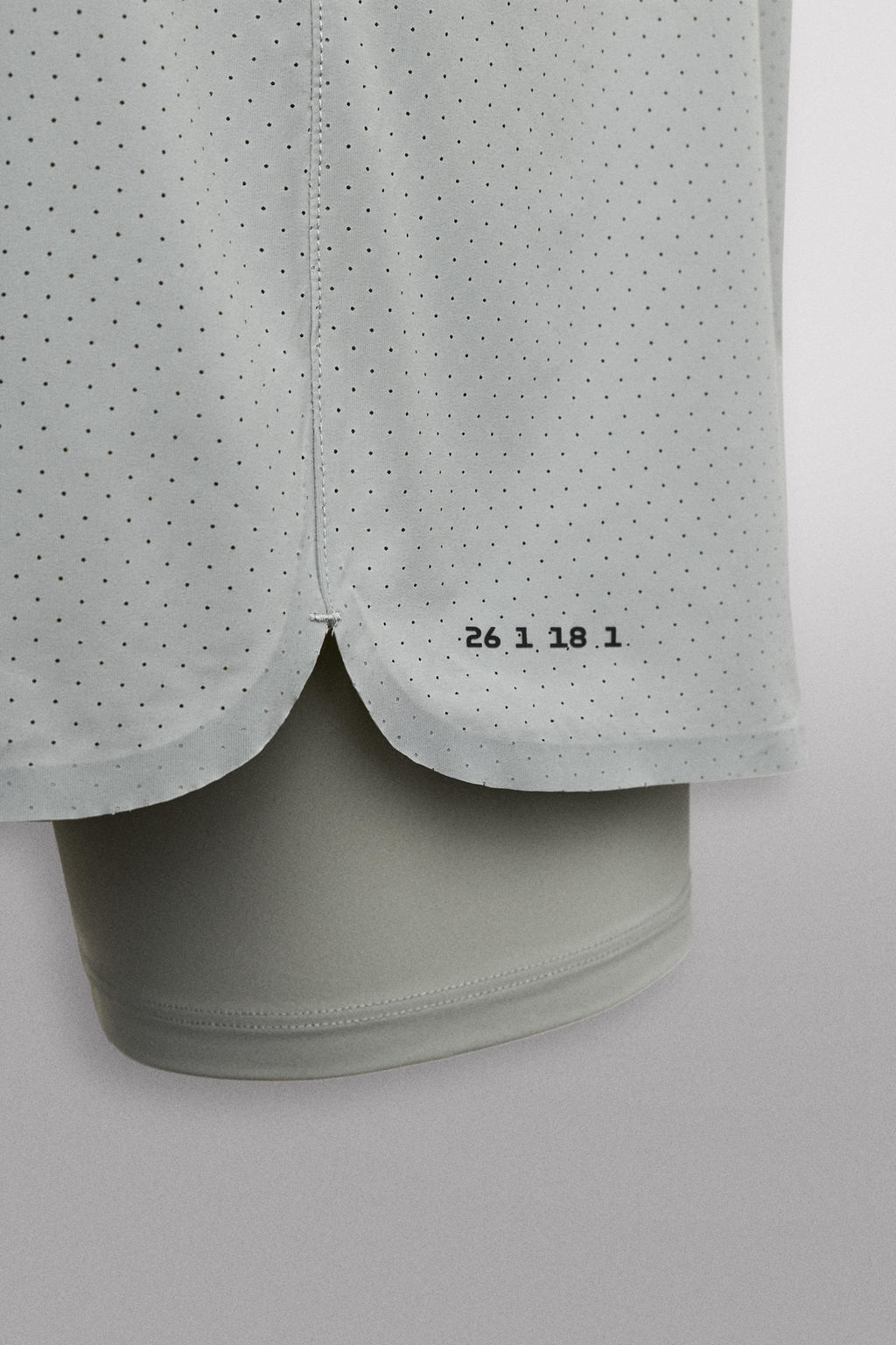 PANTALONES CORTOS RUNNING 2 EN 1 / Gris perla - Zara фото 9