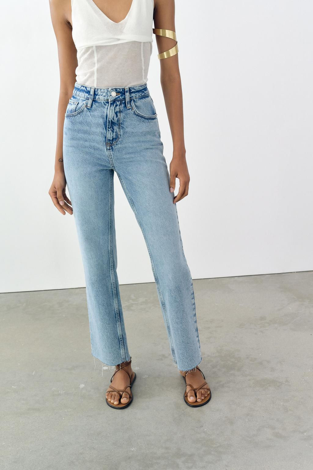 JEANS Z1975 HIGH-WAIST STRAIGHT - Zara фото 2