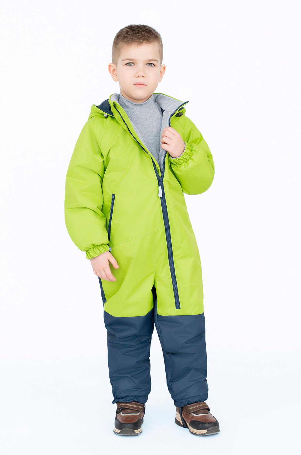 Комбинезон демисезонный салатовый 30-042 (116, 60)