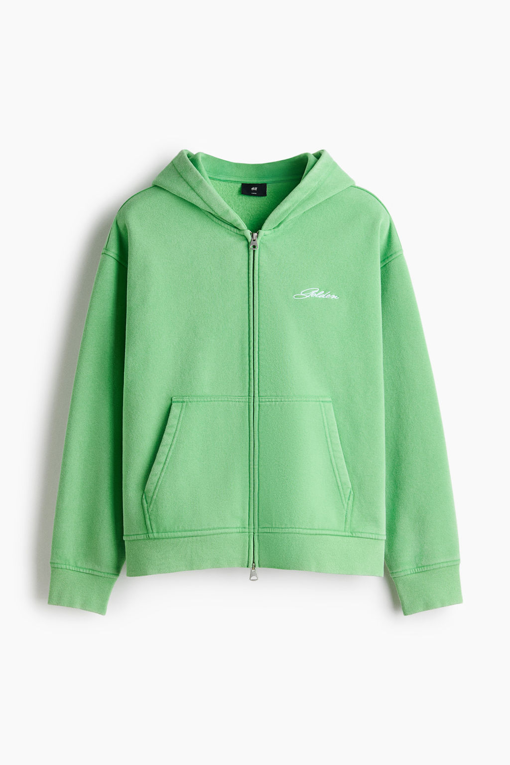 Chaqueta sudadera boxy con capucha Loose Fit - H&m фото 3
