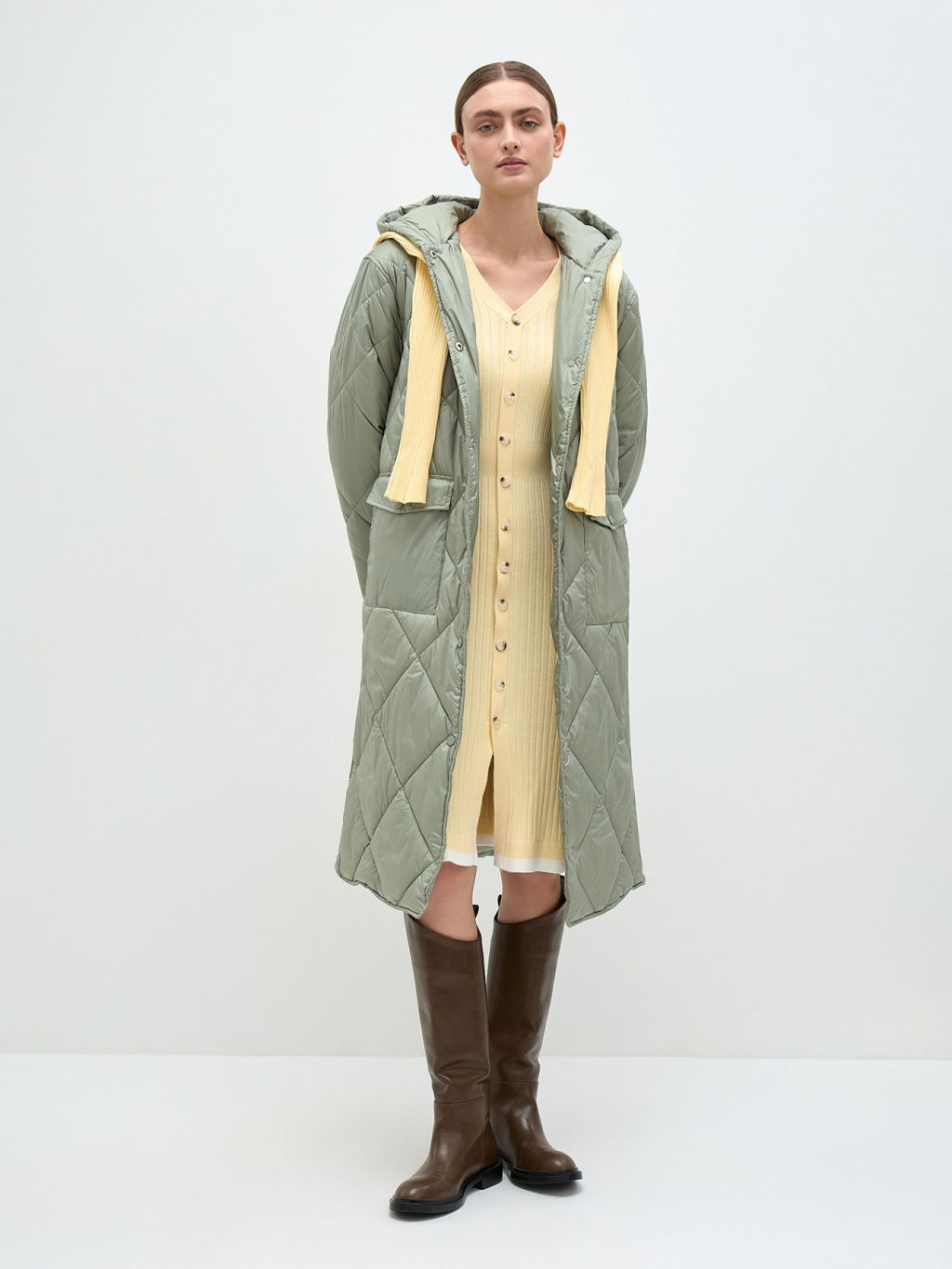 Conso/SL 240106 - jadeite Утепленное пальто