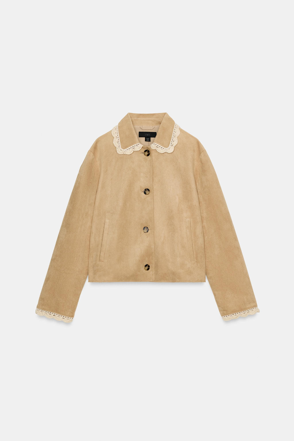 FAUX SUEDE JACKET - Zara фото 8