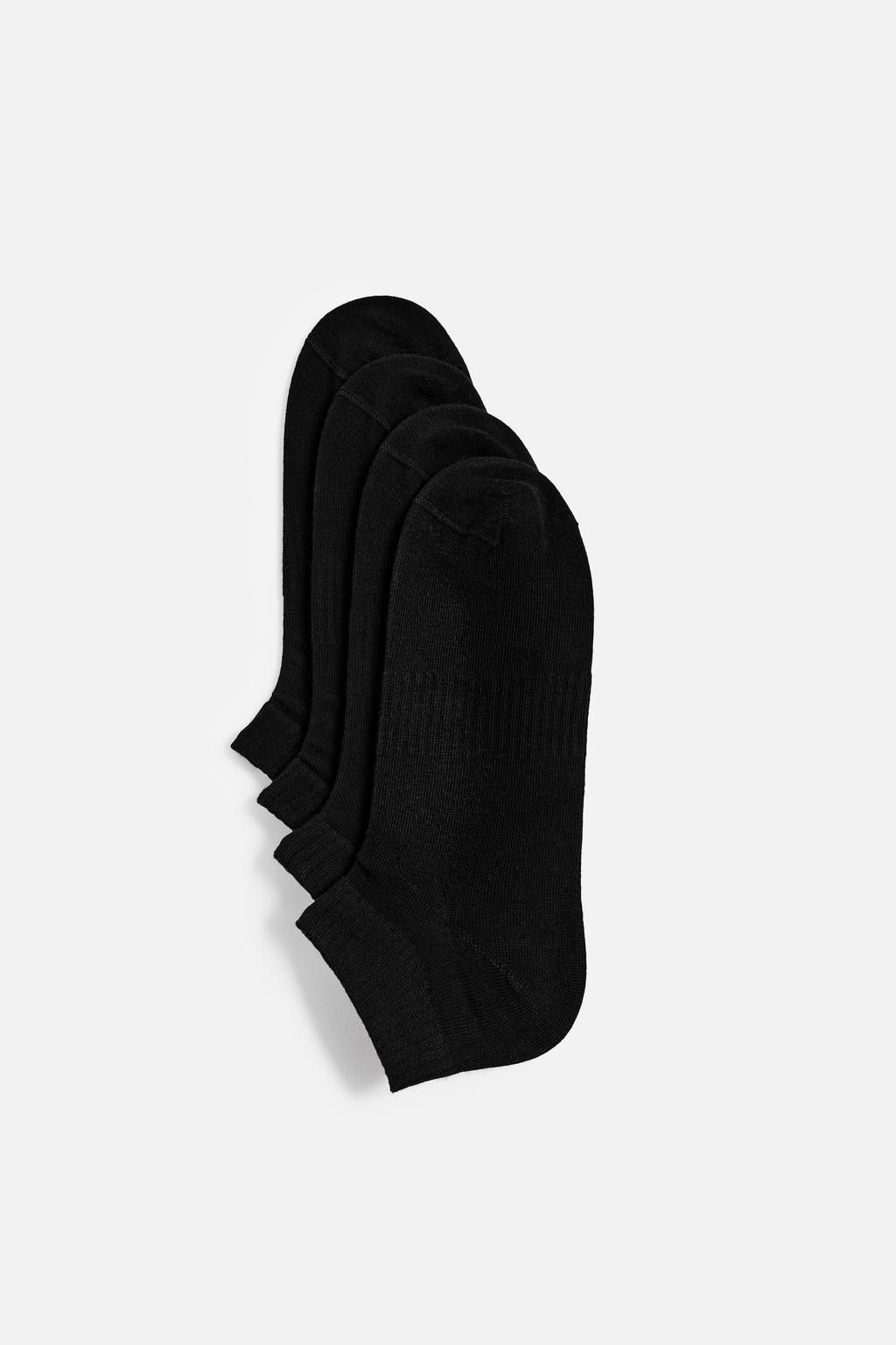 PACK OF 4 ANKLE SOCKS - Zara фото 5