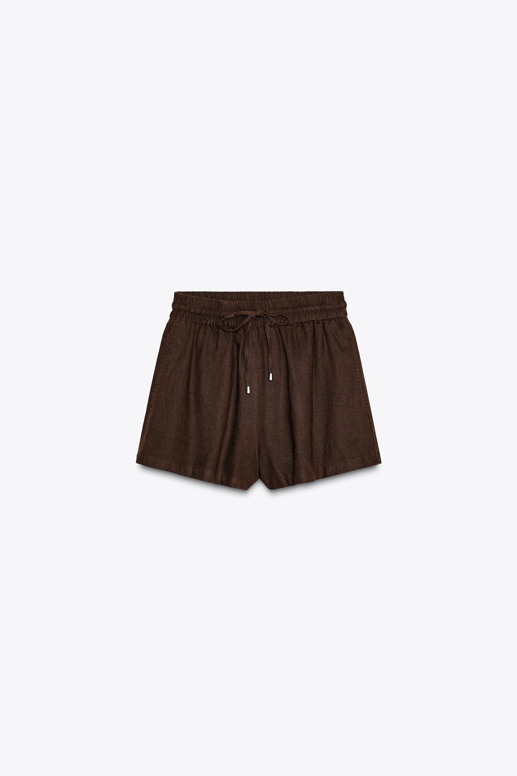 LINEN BLEND BOXER BERMUDA SHORTS