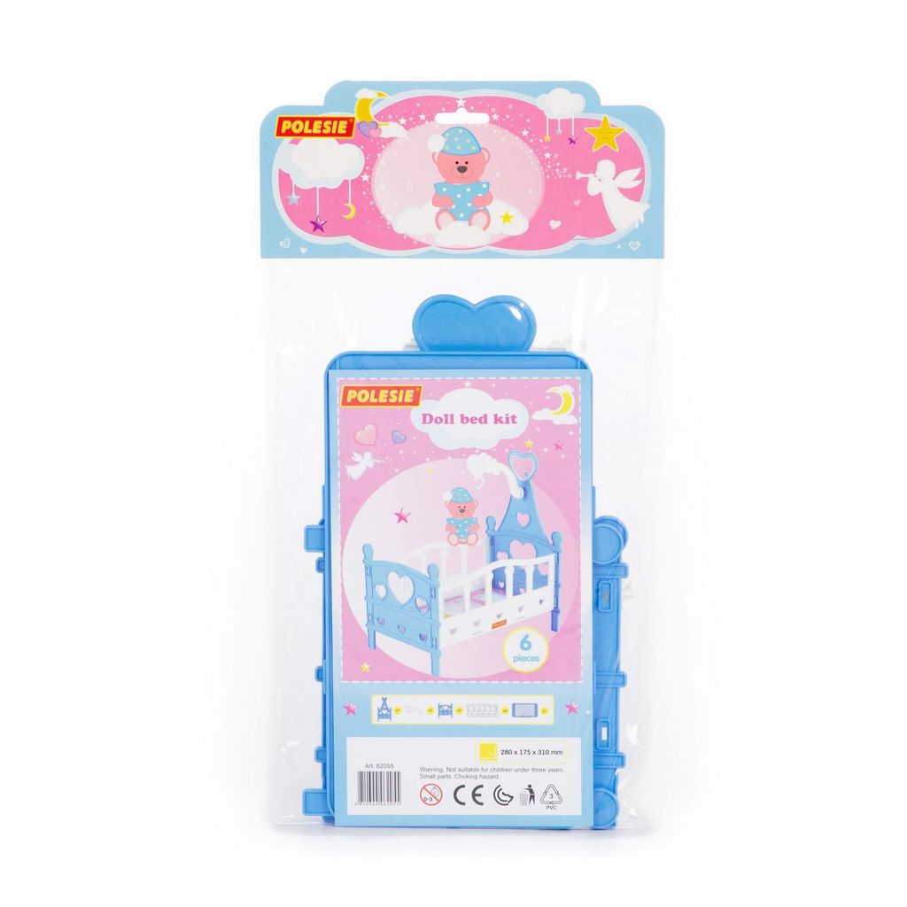 Кроватка сборная для кукол №3 (6 элементов) (в пакете) - Полесье фото 4